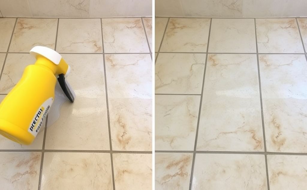 Deep clean tiles and grout effectively.