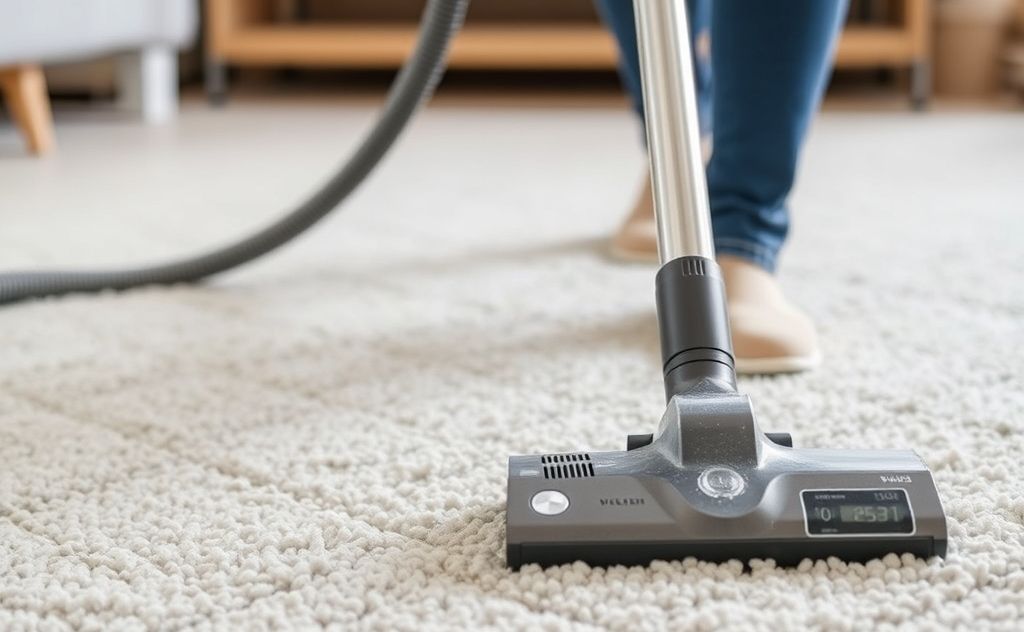 Deep clean vacuum cleaner to remove odors