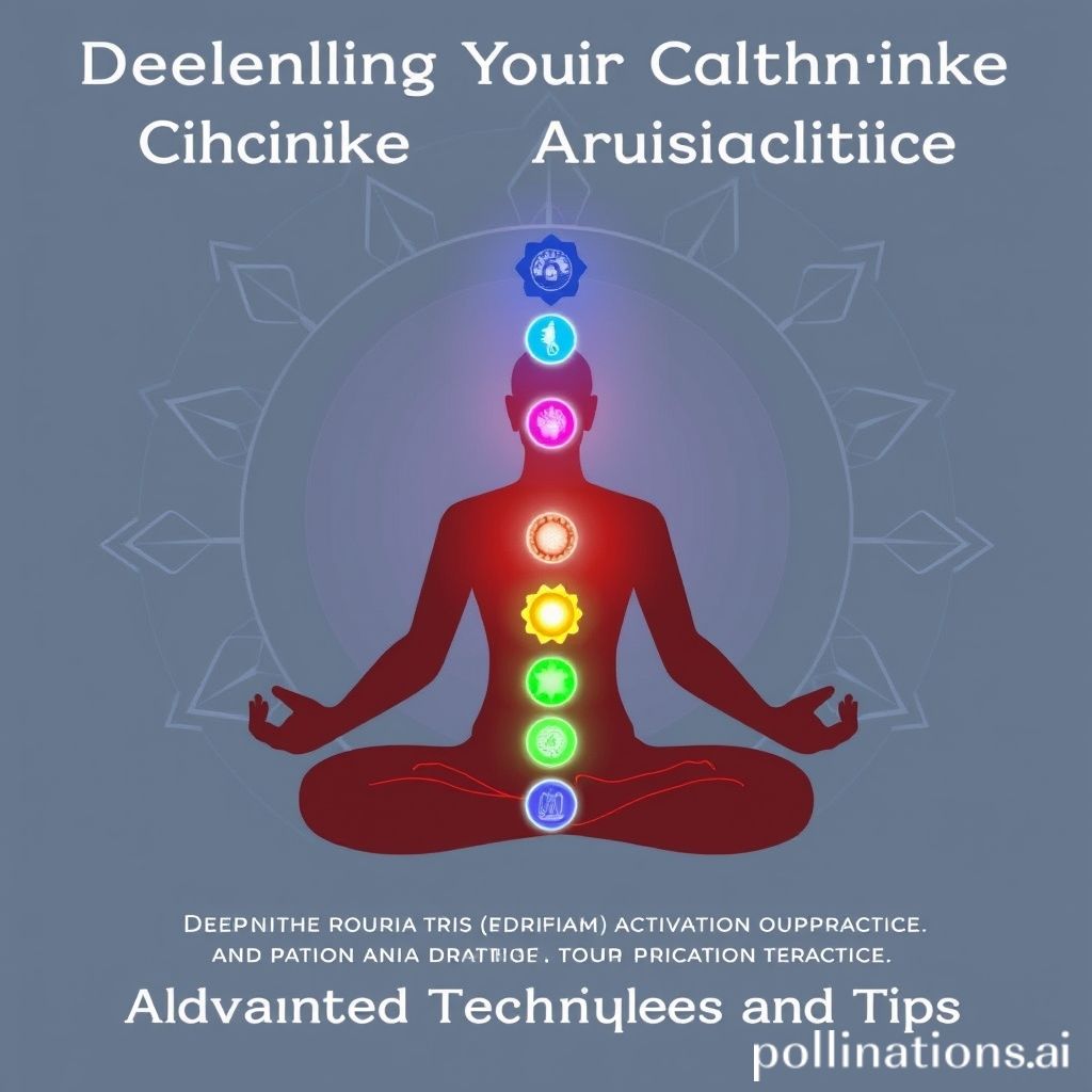 Deepening Your Chakra Activation Practice. Advanced Techniques and Tips