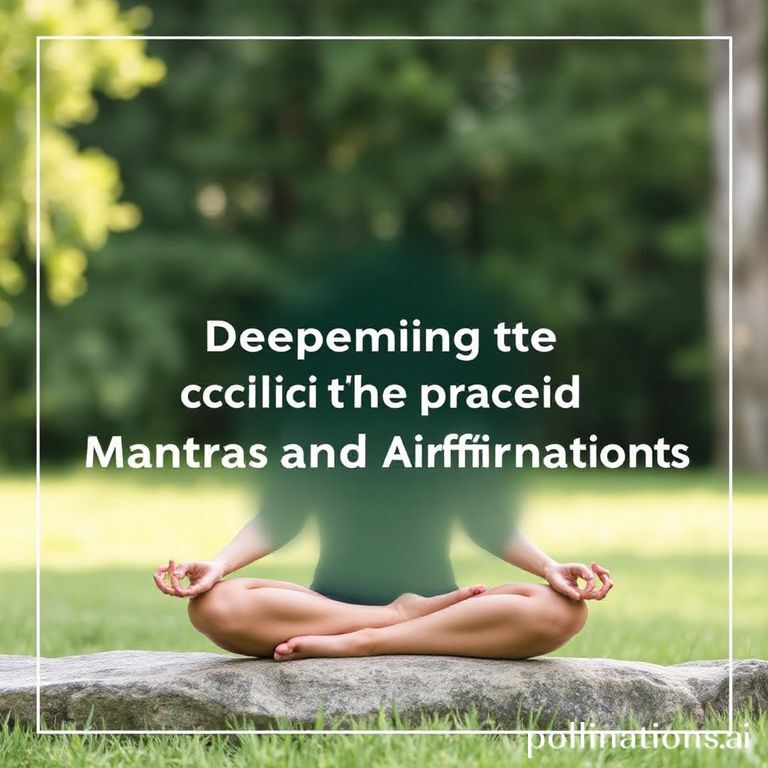 Deepening the Practice with Mantras and Affirmations