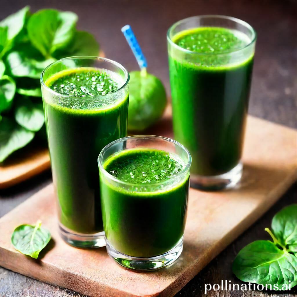 Refreshing Spinach Juice Delights
