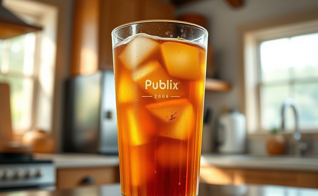 Delicious homemade Publix sweet tea in a glass