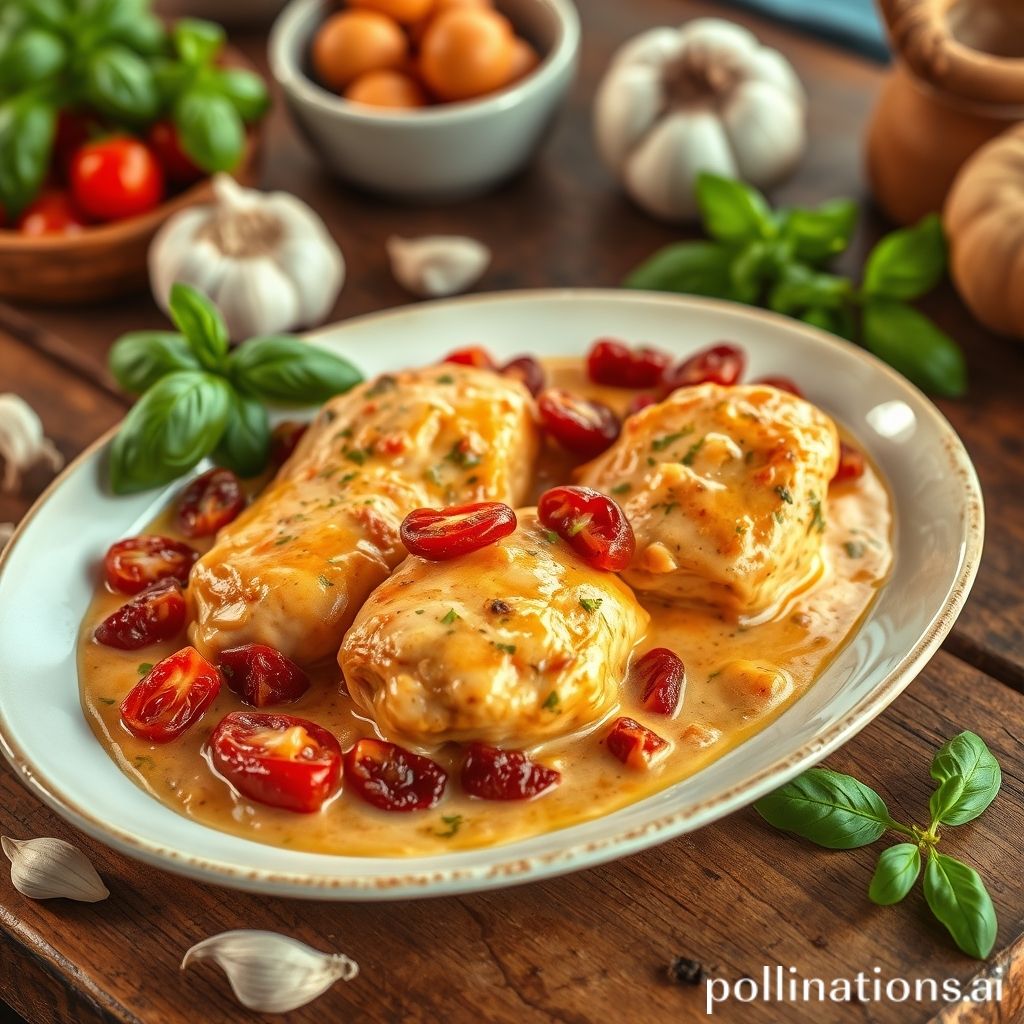 Delicious Creamy Sun-Dried Tomato Chicken