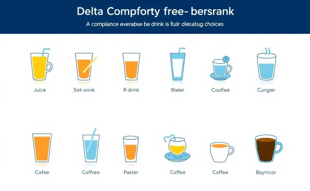 Delta Comfort free drink options overview