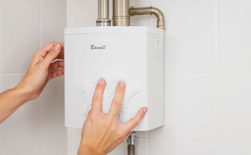 Descale a tankless water heater with ease