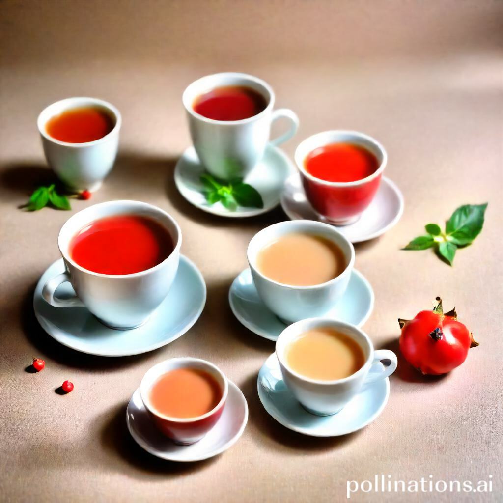 Delicious rosehip milk tea