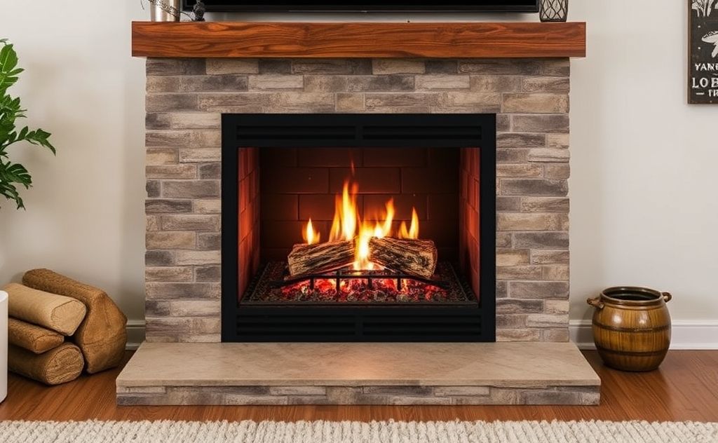 Determine if your fireplace uses gas or electricity
