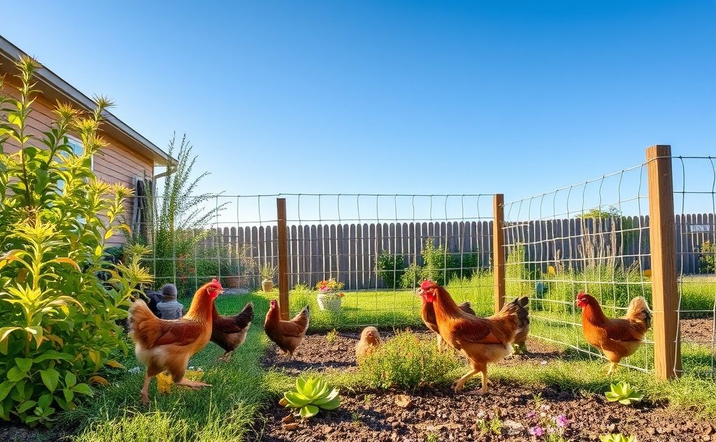 Deterrents to keep chickens away from areas