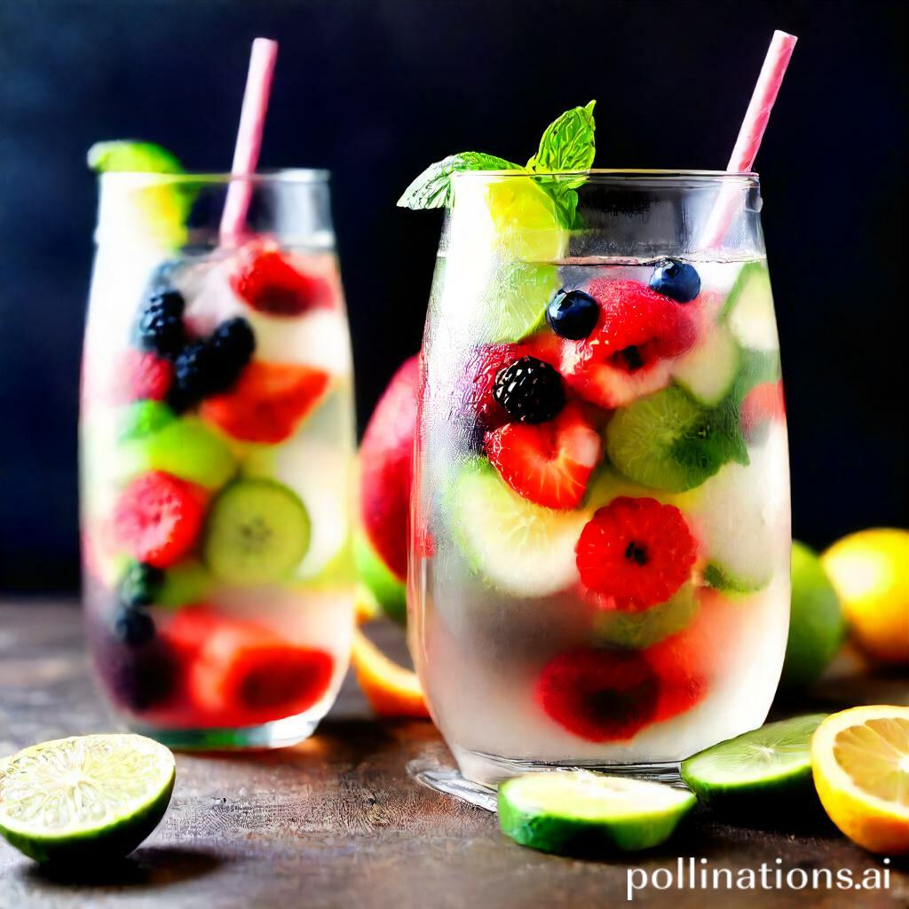 Detox Water Recipes for Stomach Cleansing with Lemon, Cucumber, Apple Cider Vinegar, Ginger, Turmeric, Mint, Lime, and Berries