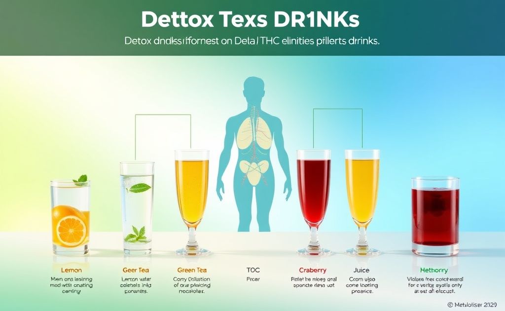 Detox drinks effectiveness for Delta 8 use