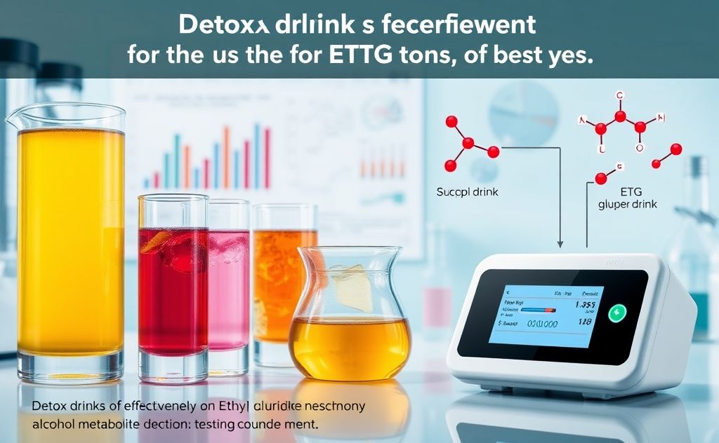 Detox drinks effectiveness for ETG testing