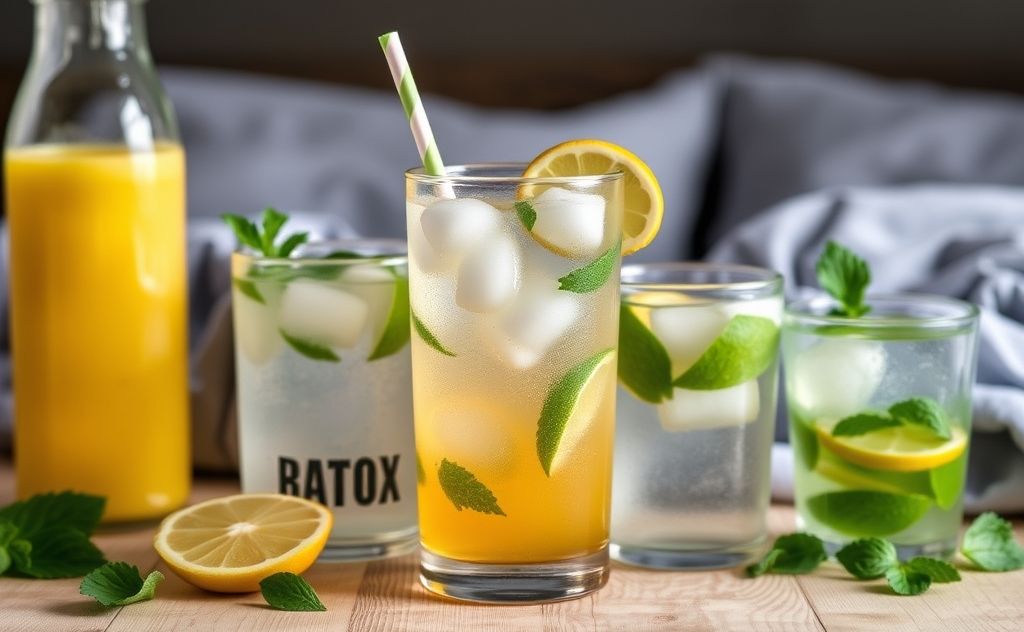 Detox drinks for restful sleep and health