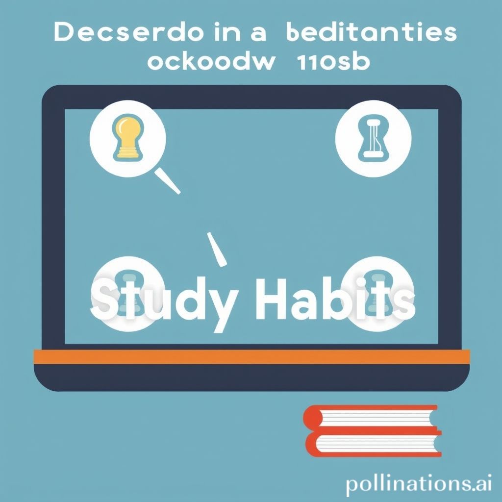 Developing Effective Study Habits