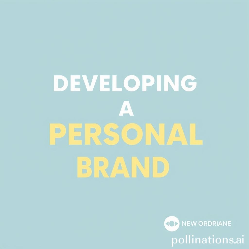 Developing a Personal Brand