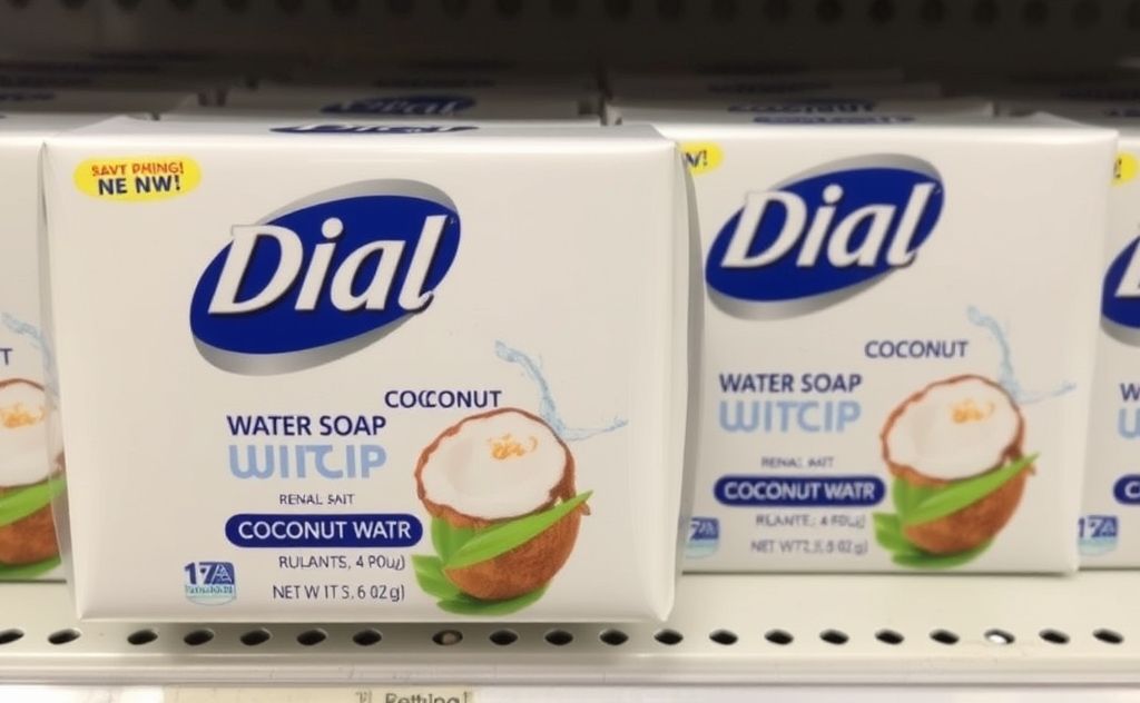 Dial Coconut Water Soap remaining stock search