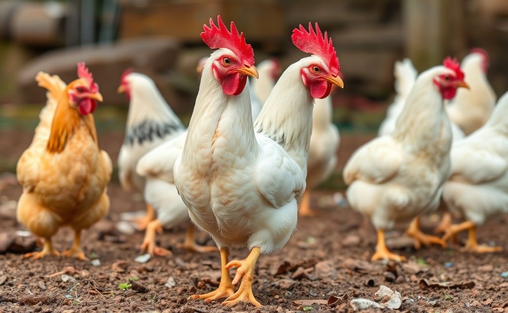 Diarrhea treatment methods for chickens