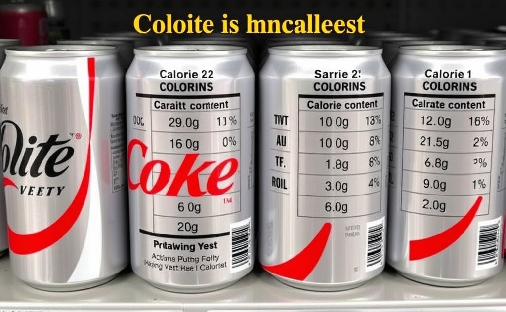 Diet Coke calorie content explained clearly