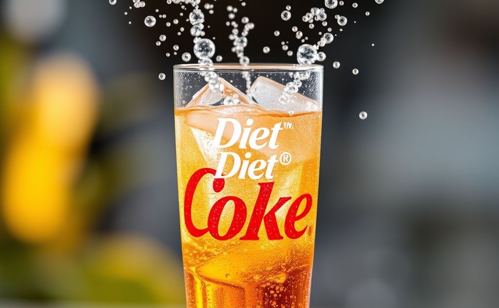 Diet Coke with a refreshing twist and bubbles
