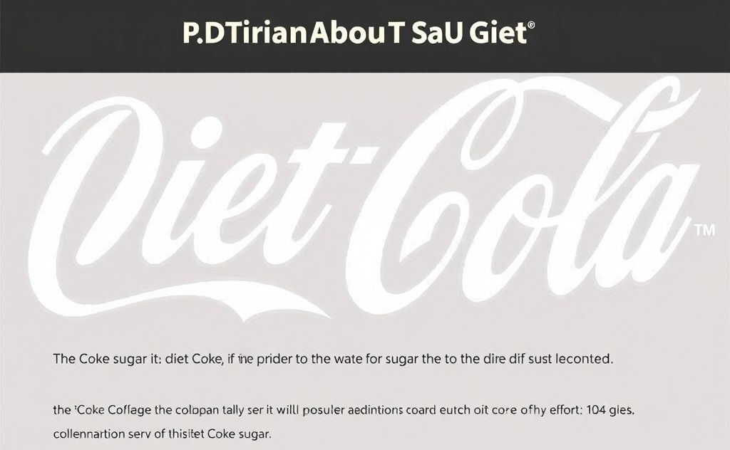 Diet Coke: The Truth About Sugar Content