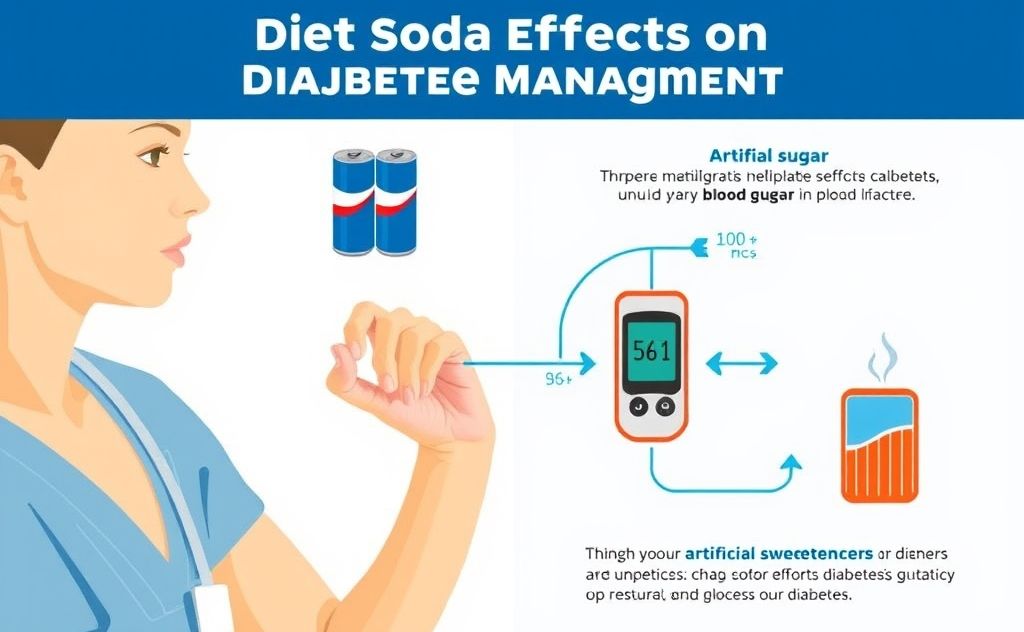 Diet soda effects on diabetes management