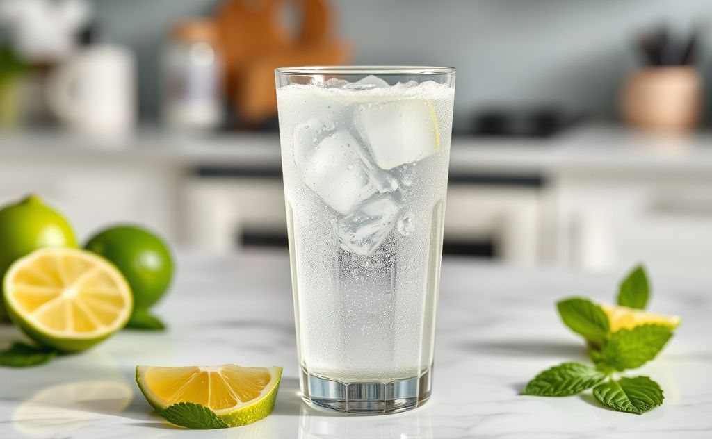 Diet tonic water options low calories refreshing drink