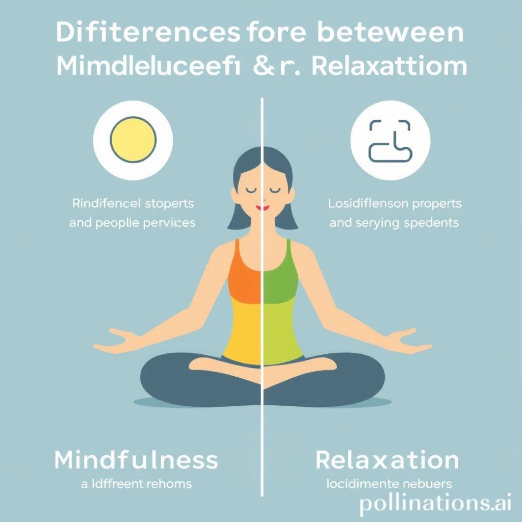 Differences between Mindfulness and Relaxation