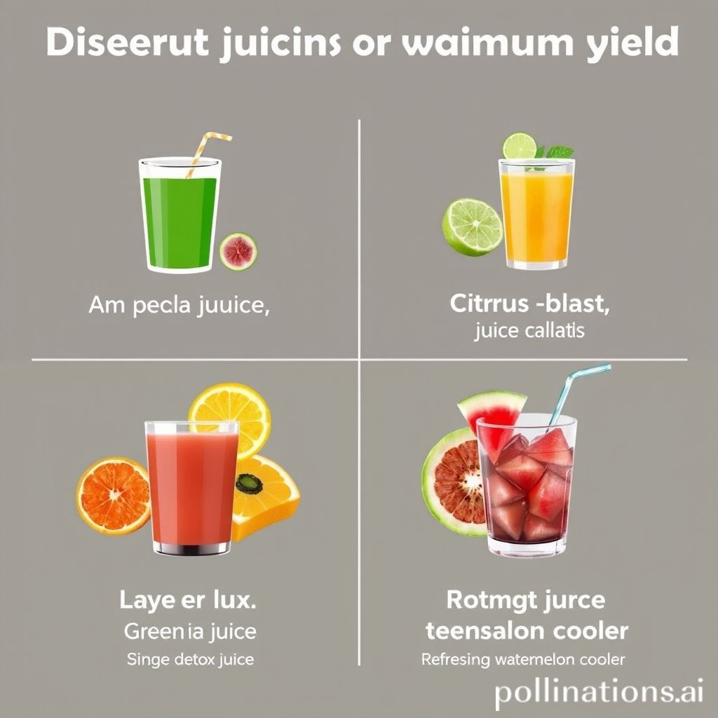 Variety of Juicing Techniques and Delicious Recipes