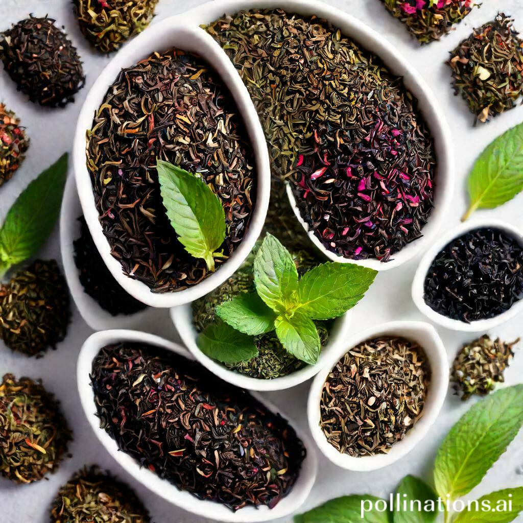 Tea Types - Green, Herbal, Black