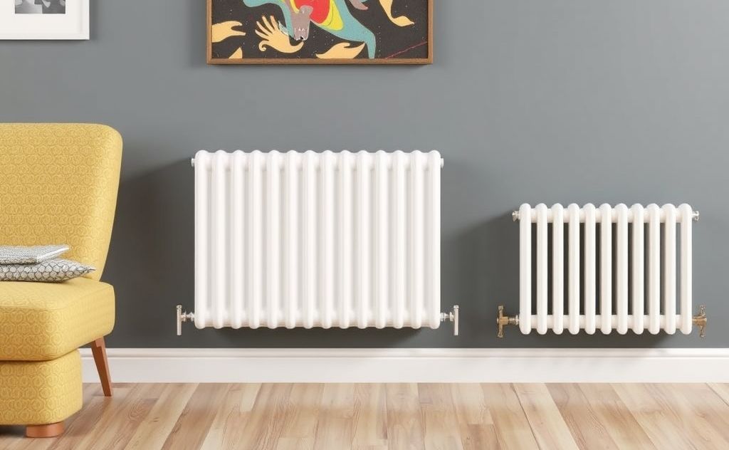 Different types of radiators for central heating systems