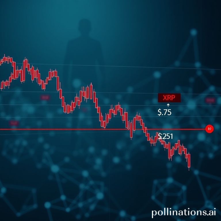 Grafik harga XRP yang menunjukkan zona support krusial di $2.73 dan potensi penurunan ke $2.51.