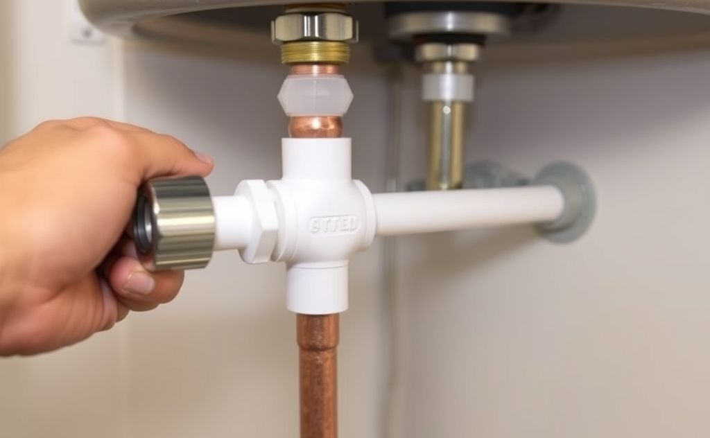 Direct connection of PEX to electric water heater