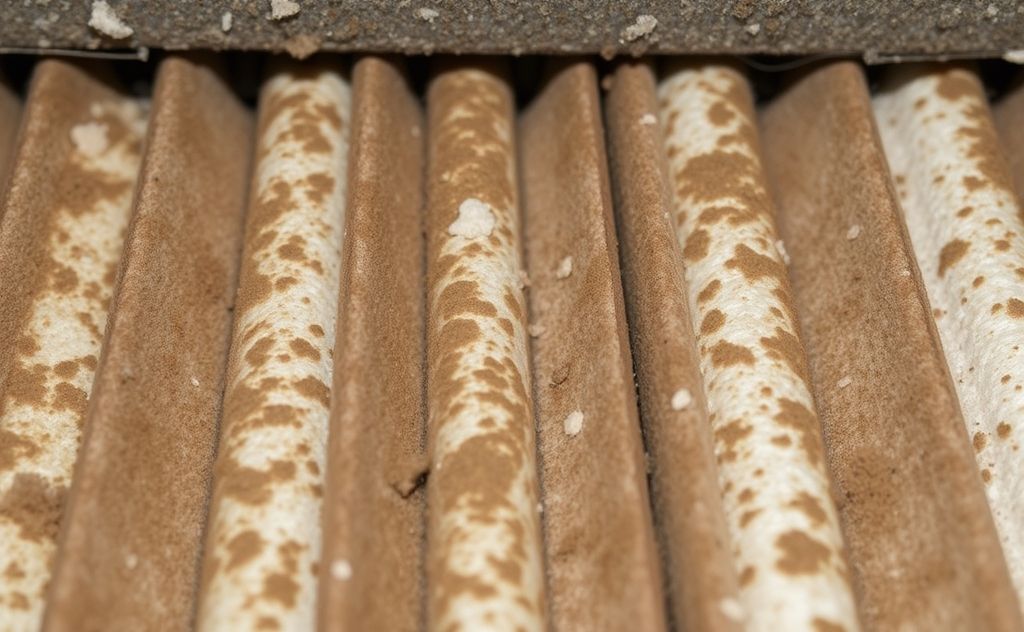 Dirty HVAC filters affecting air quality and efficiency