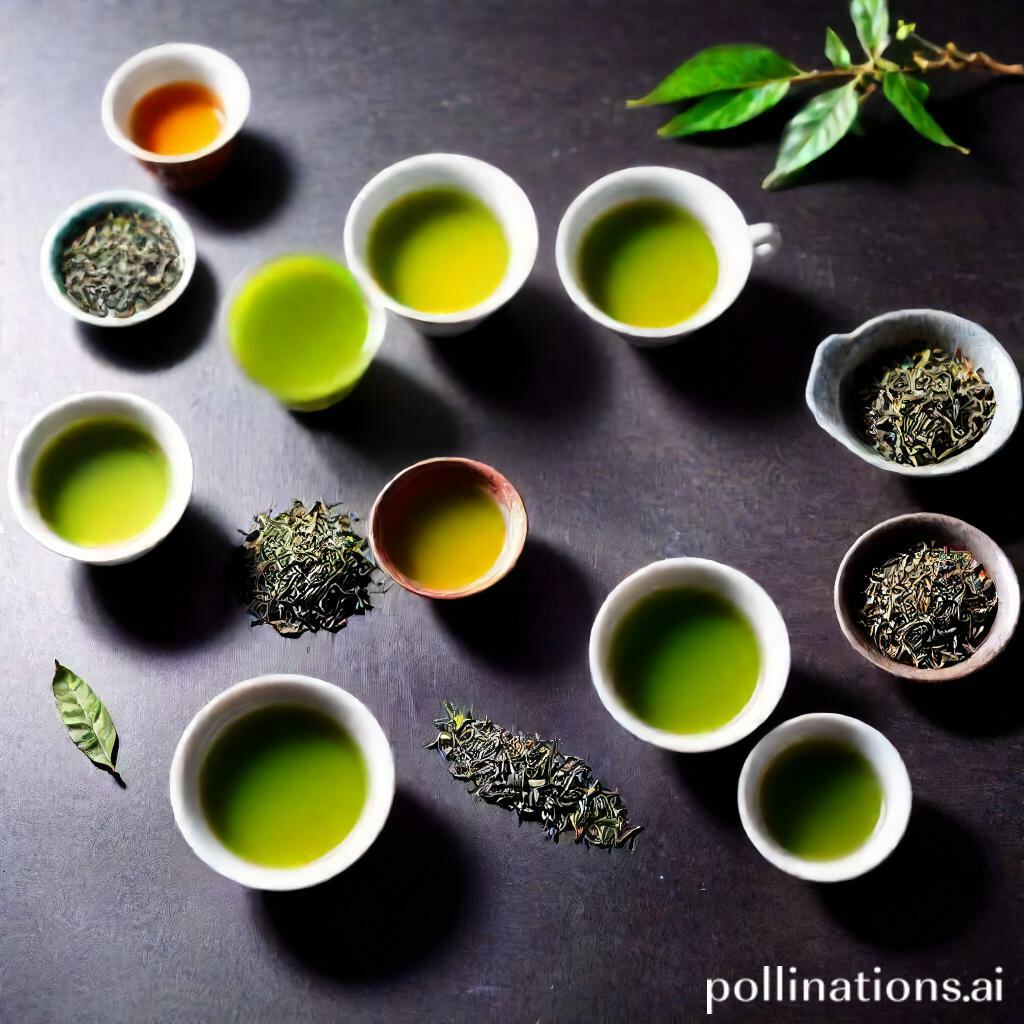 Green tea taste profiles.