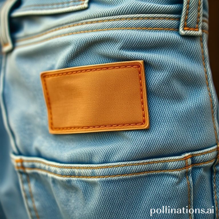 Display celana jeans vintage wash