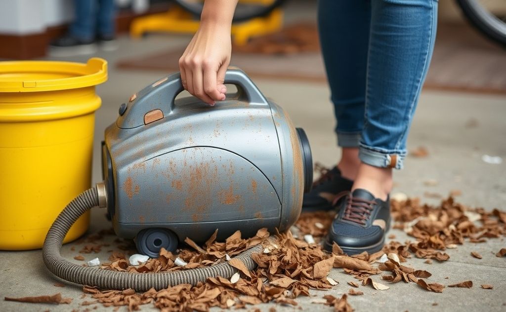 Dispose of your old vacuum cleaner responsibly.