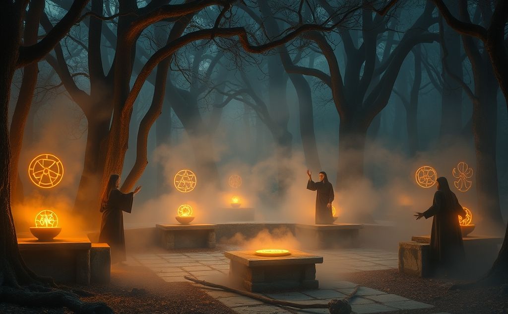 Divine connection through ancient rituals and symbols