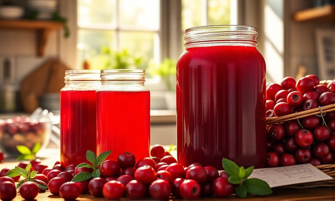 Does storing cranberry juice affect nutrient density