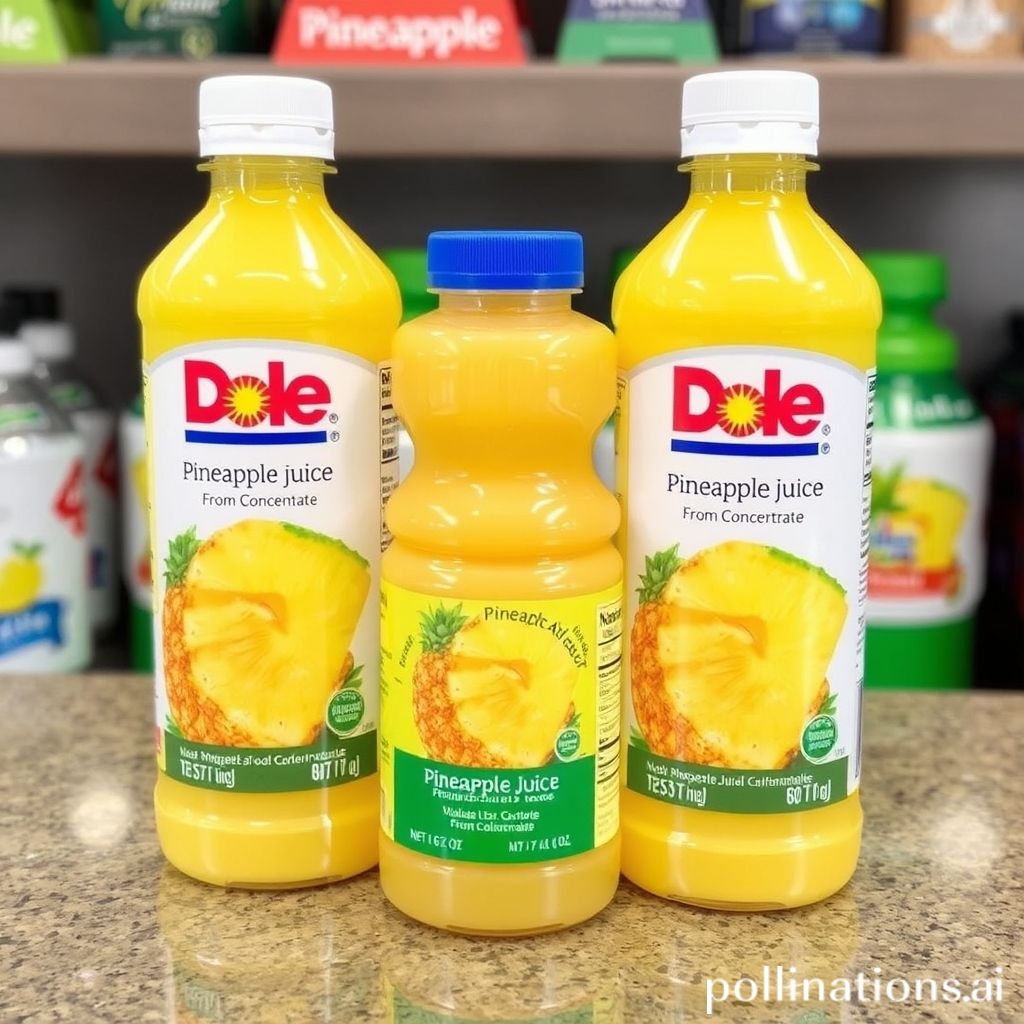 is dole pineapple juice from concentrate