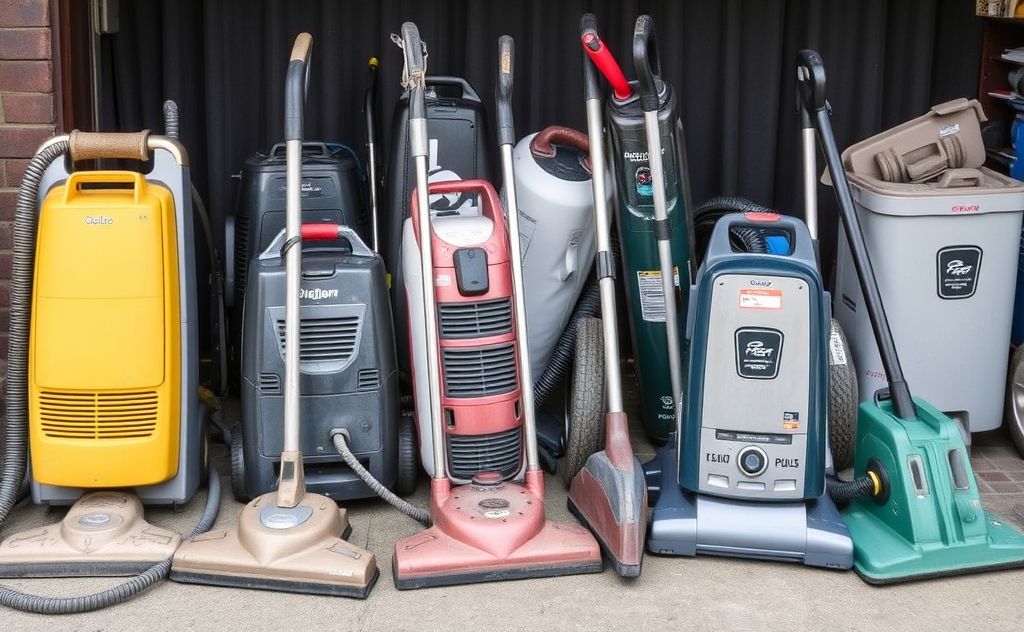 Donate old vacuums for reuse and recycling