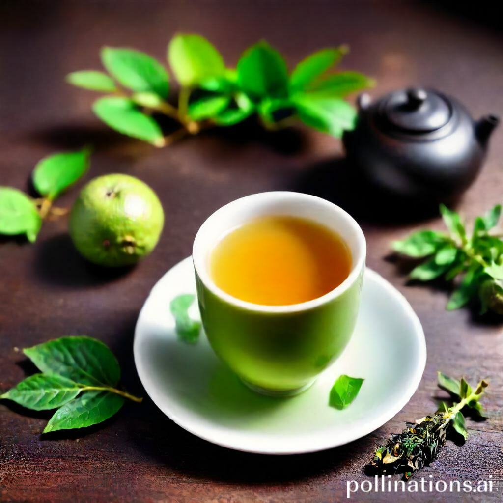 Caffeine risks in green tea.
