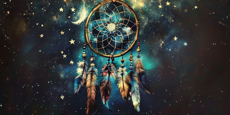 Rüya yakalayıcı ve yıldızlar