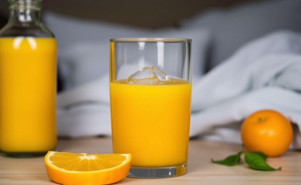 Drinking orange juice at night: pros and cons