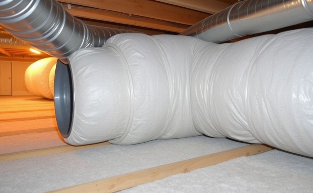 Duct insulation materials improve heater efficiency