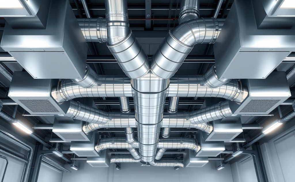 Ductwork design for balanced HVAC airflow