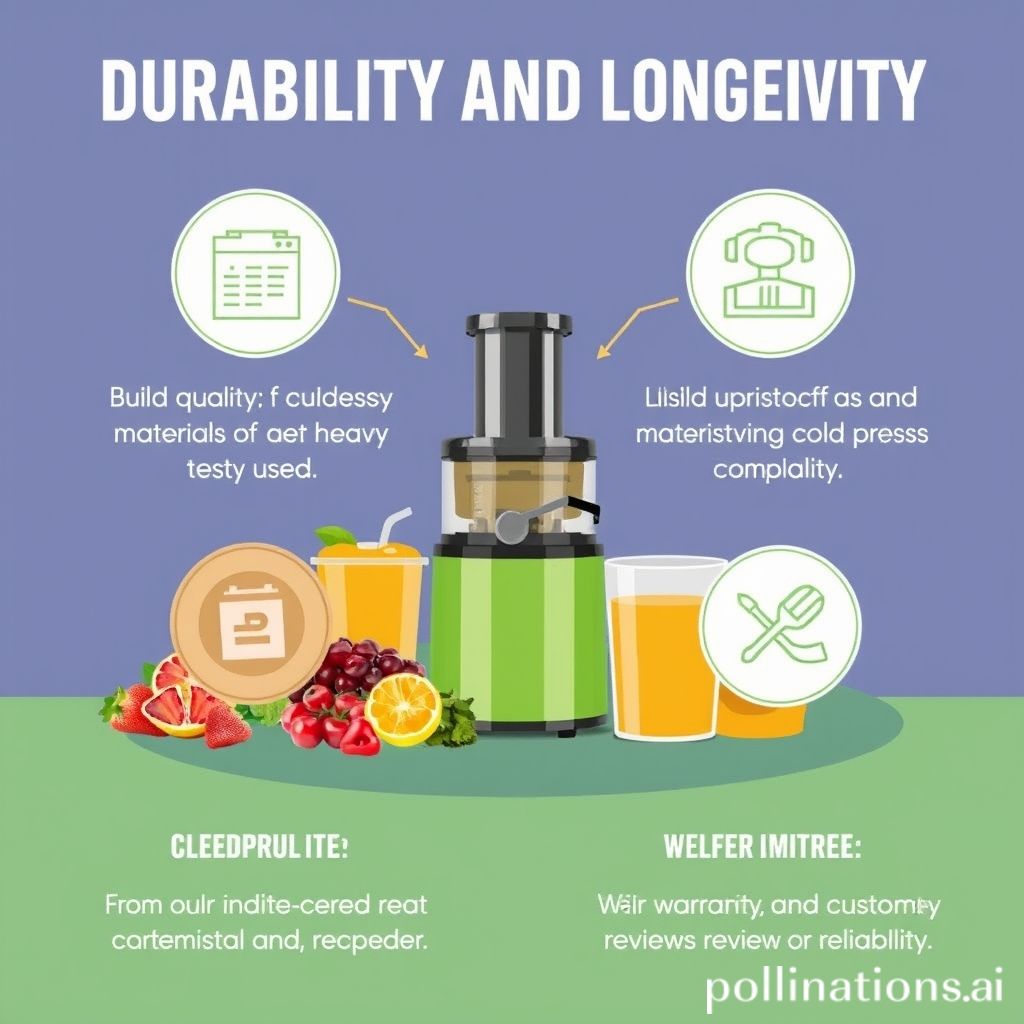 Cost-Effective Cold Press Juicers: Durability, Longevity, and Health Benefits