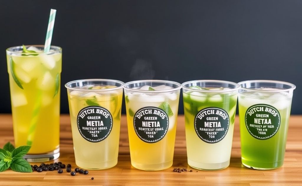 Dutch Bros' refreshing green tea selection