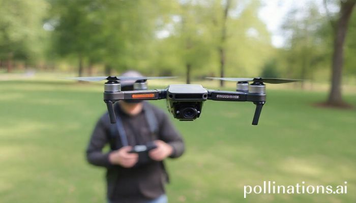 Eachine E520S drone flying in a park