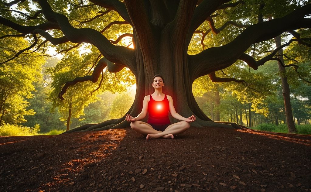 Earth energy grounding meditation for root chakra
