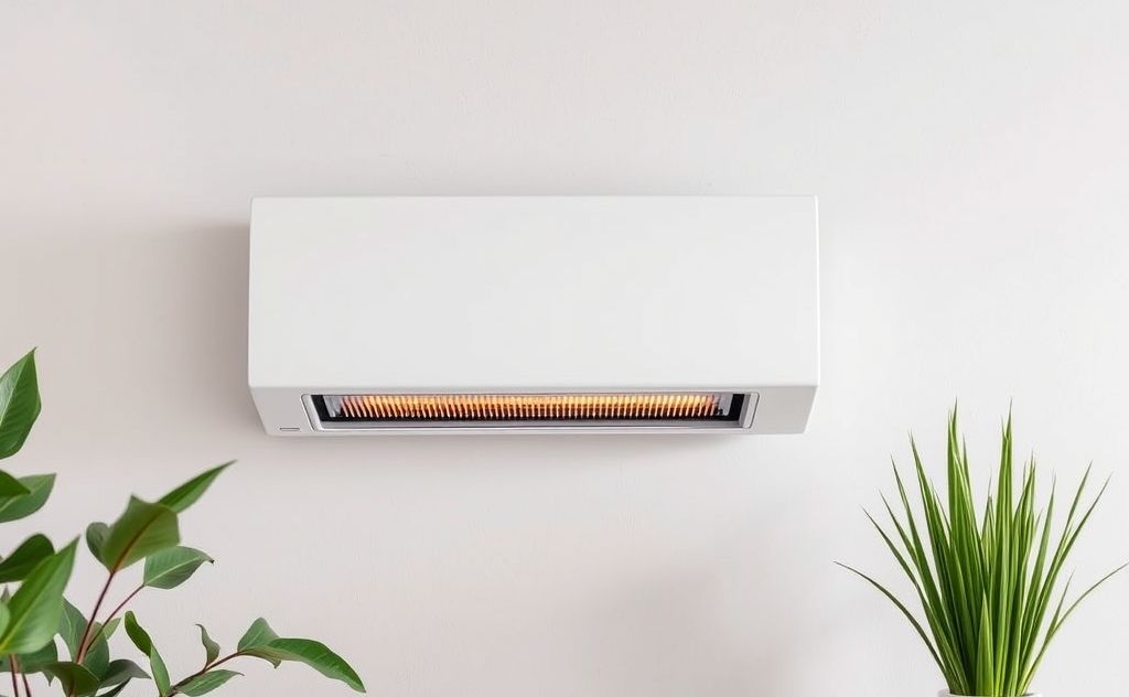 Easy install heater with sleek design and efficiency
