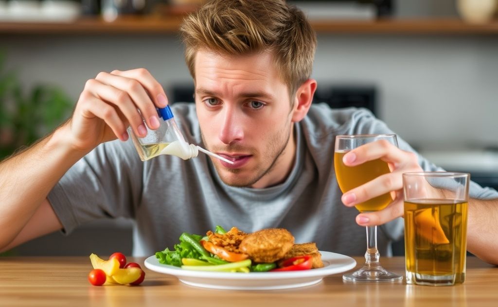 Eating and drinking before a PSA test effects